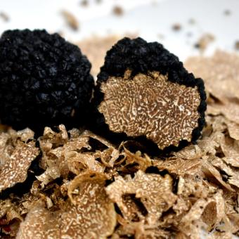 Truffes rapées