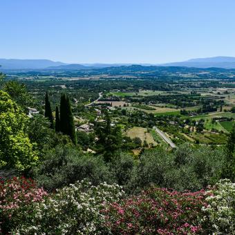 Vue campagne depuis Gordes